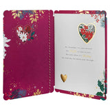 Traditional Winter Florals Design Lovely Grandma Christmas Card