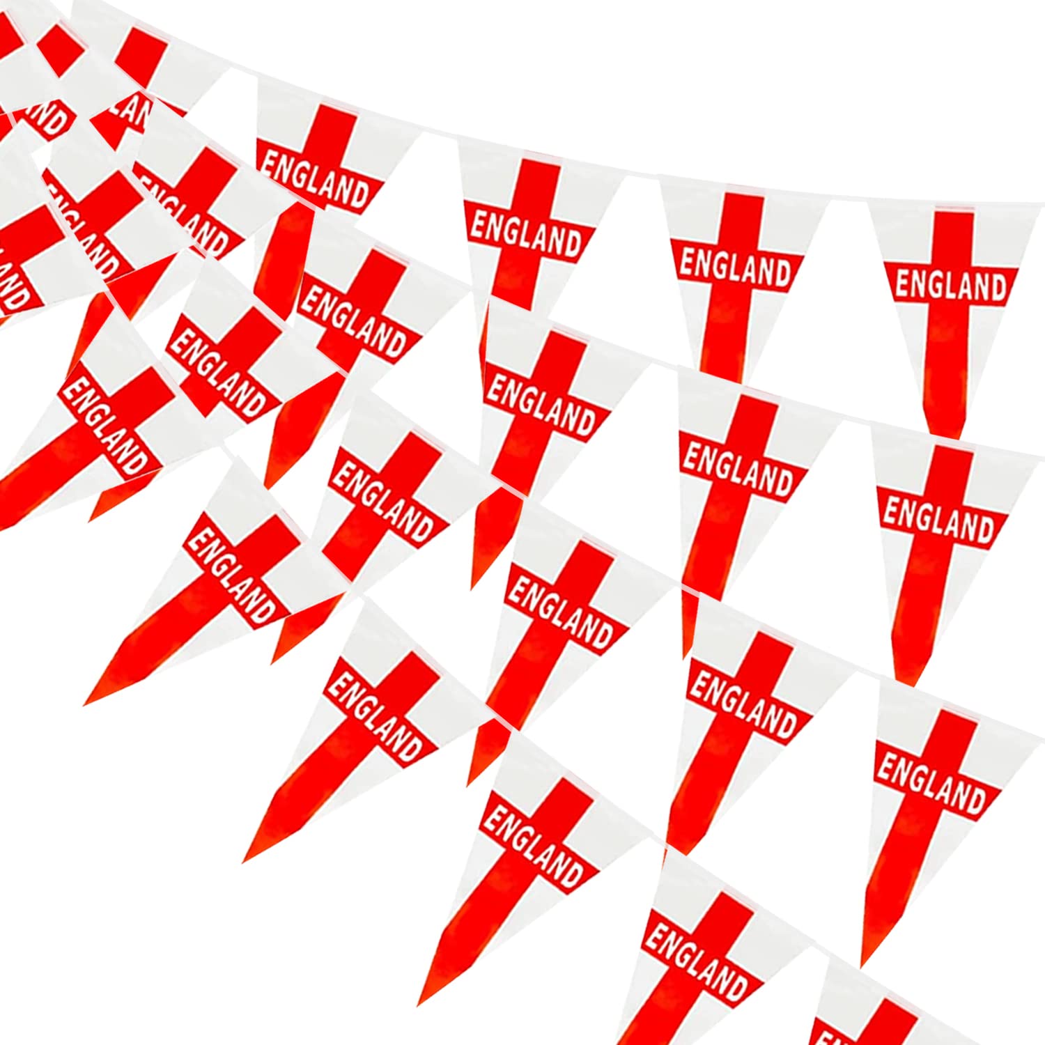 St George Bunting 5m with PVC 12 Flags