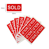 Pack of 42 SOLD Self Adhesive Labels 25x50mm