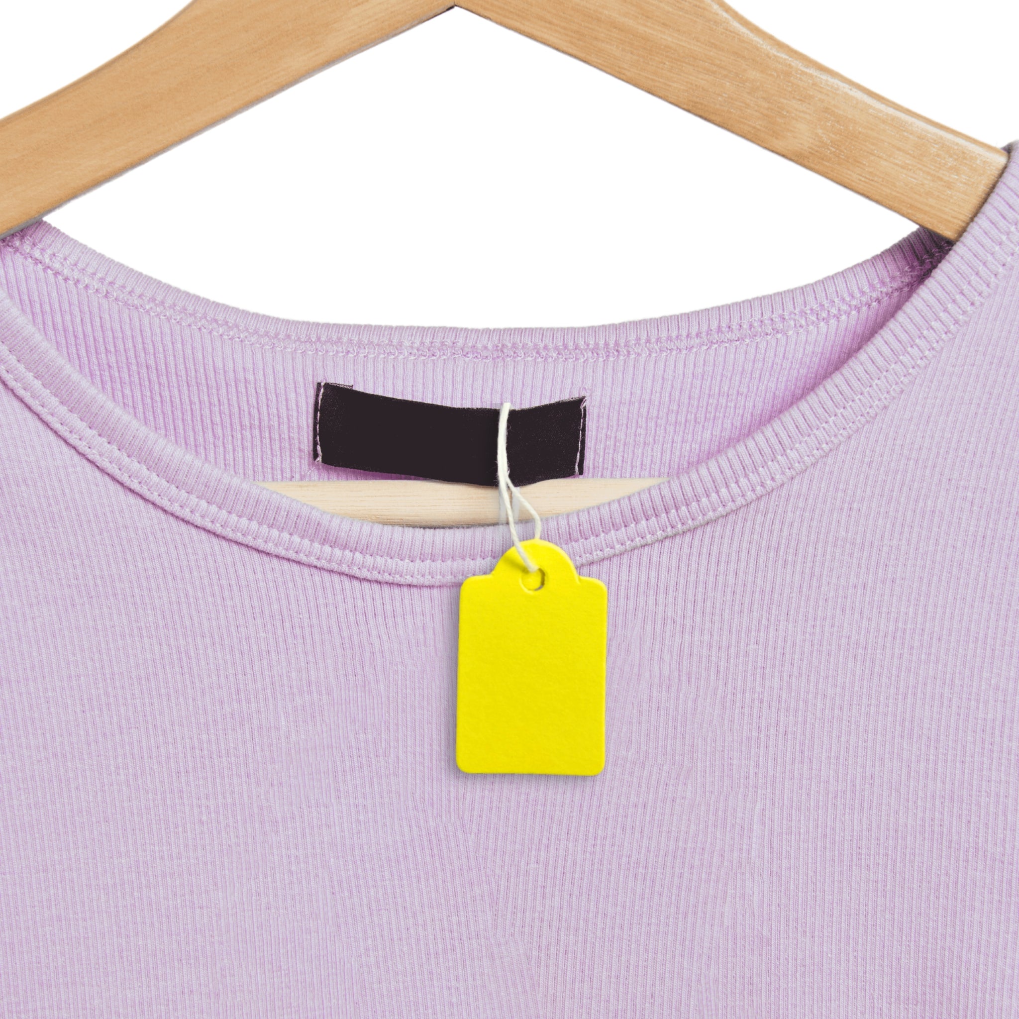 Pack of 100 Medium Purple Strung Tags 25 x 39mm