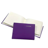100 Pages Purple Autograph Book – School Leavers Signature, End of Term Memory Book