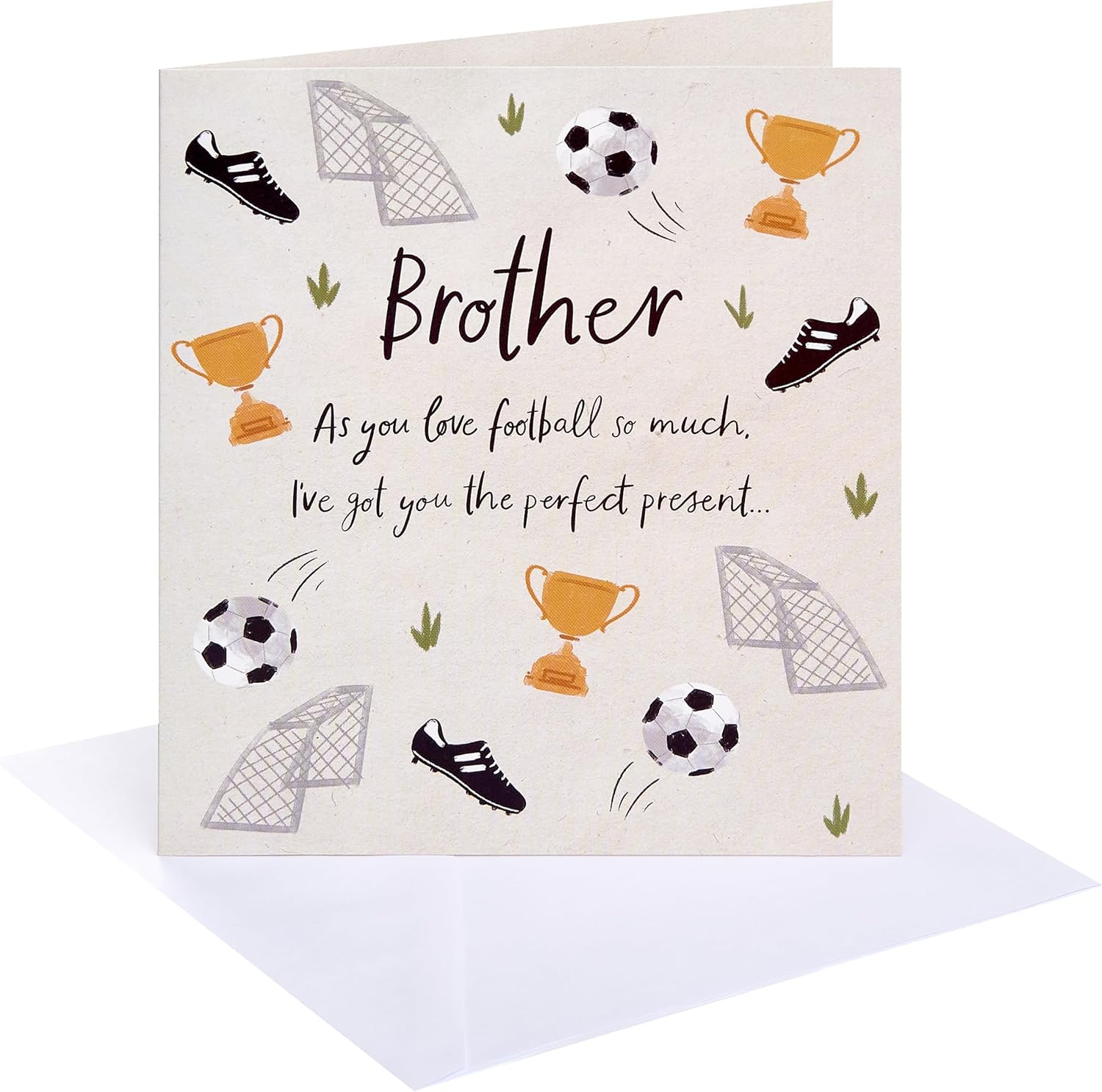 Football Design Brother Birthday Card