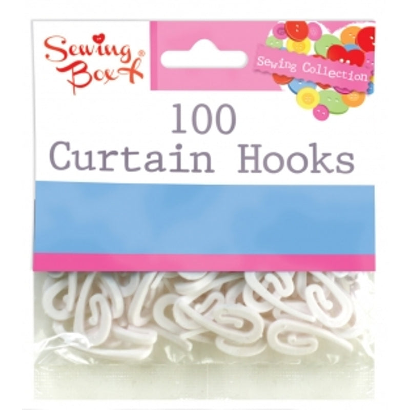 100 Curtain Hooks {DC}