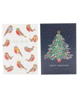 Multipack of 20 Christmas Crackers Charity Christmas Cards with Envelopes – 4 Festive Designs for Him/Her/Friend