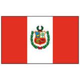 Peru Flag 5ft X 3ft {DC}