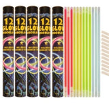 Pack of 12 Glow Bracelet in Tube 4 Assorted Colours
