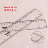 30cm Clear Ruler by Foska