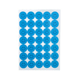 Pack of 420 Blue Smile Face 24mm Self-Adhesive Labels