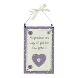 All Grandmas Made Of Gold Mine Glitters Wooden Plaque Hanging Gift Grandma
