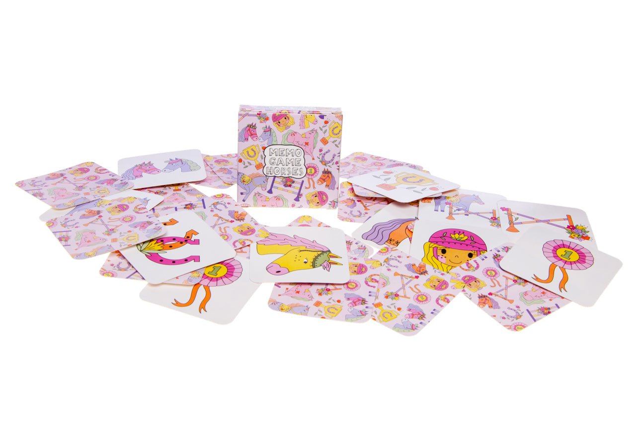Horses Mini Memory Game 28 Cards