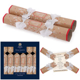 Pack of 6 14" Fill Your Own Kraft Christmas Dinner Crackers