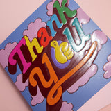 'Thumbs Up' Contemporary Thank You Card