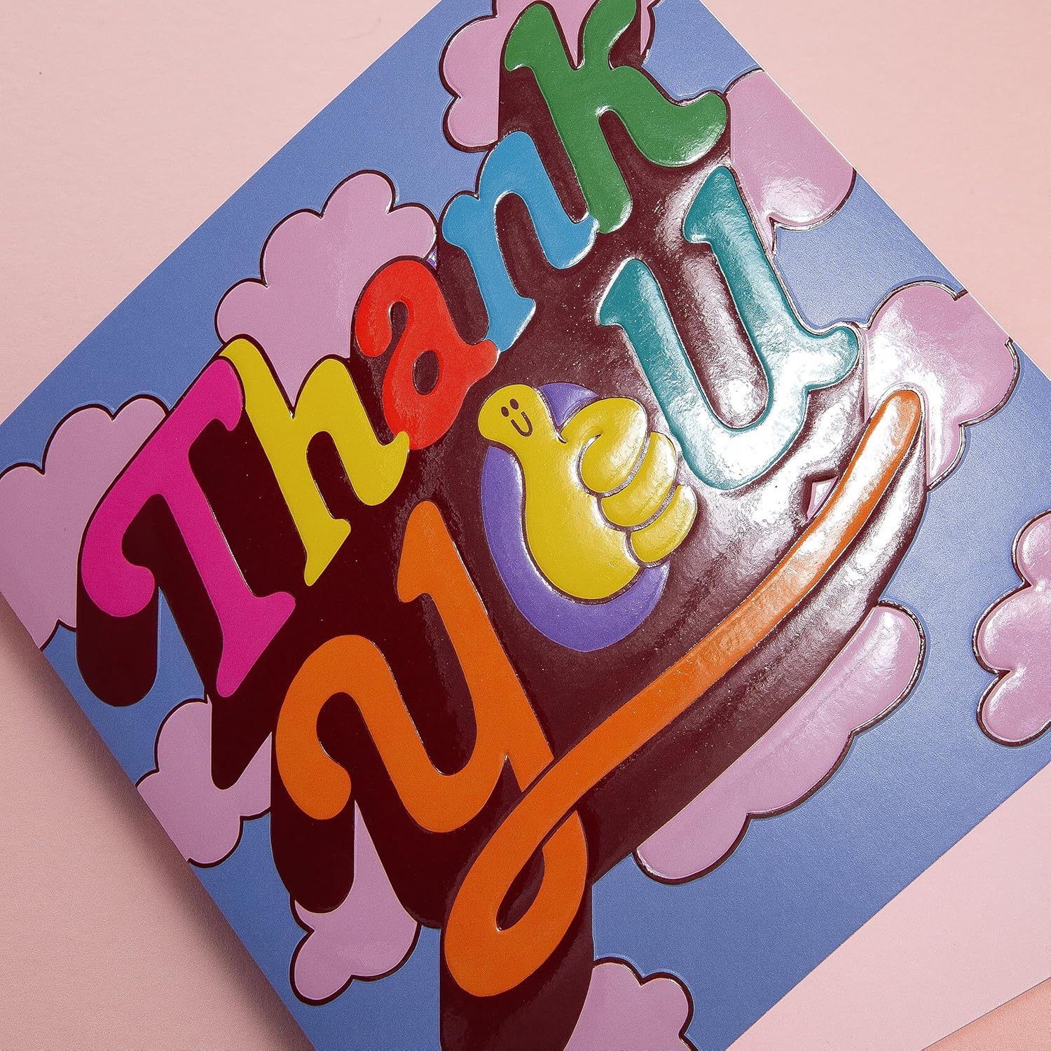 'Thumbs Up' Contemporary Thank You Card
