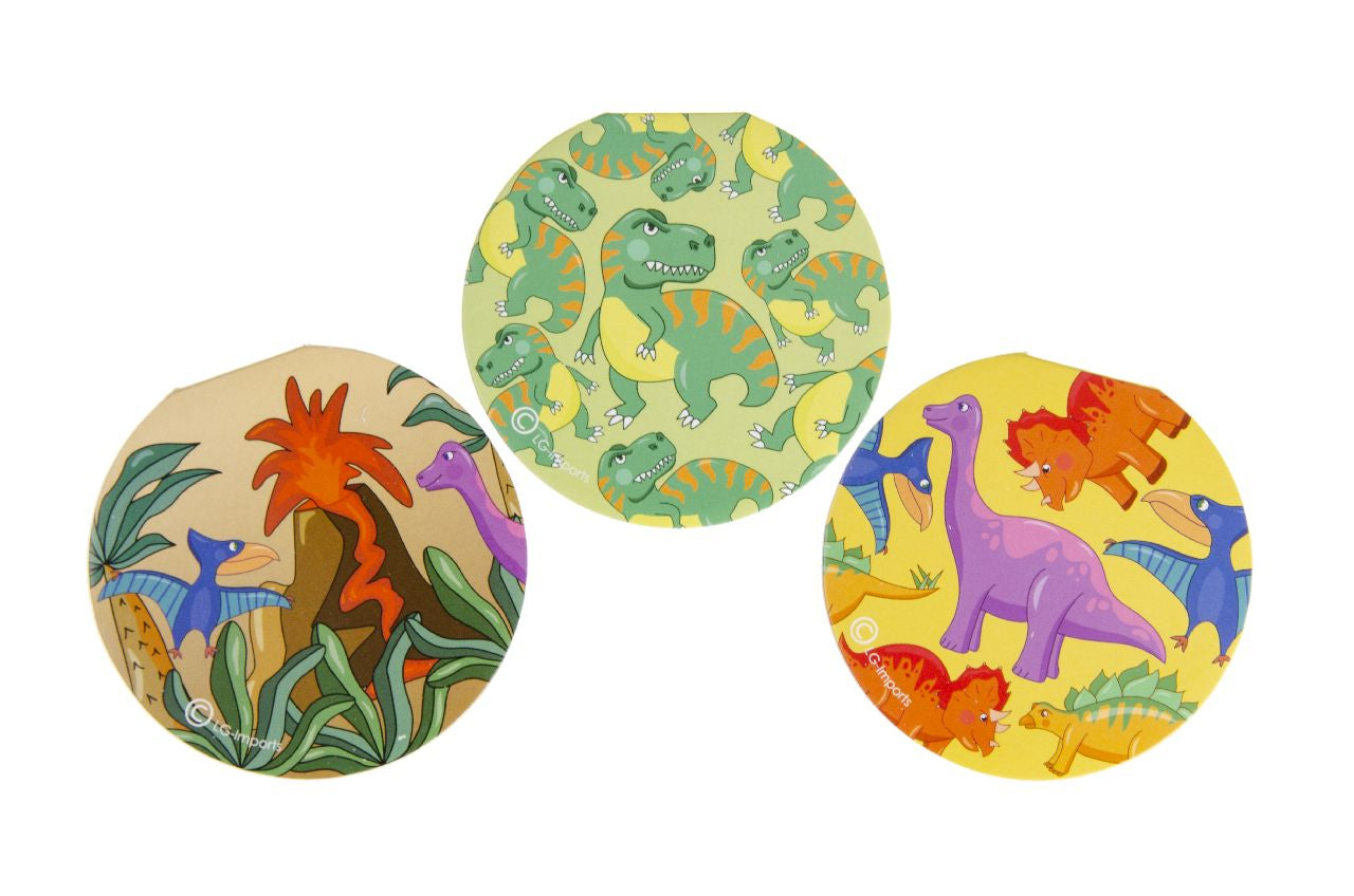 Single Round Dinosaur Design Notebook 8cm