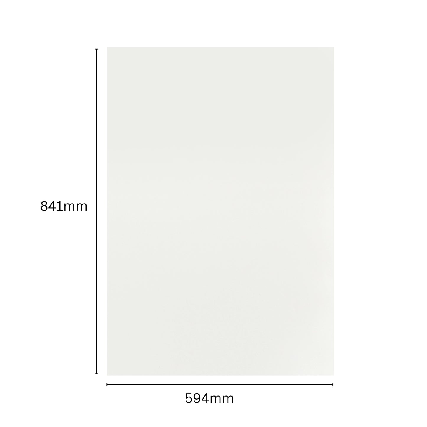 Pack of 5 A1 10mm White Foam Boards – 594 x 841mm