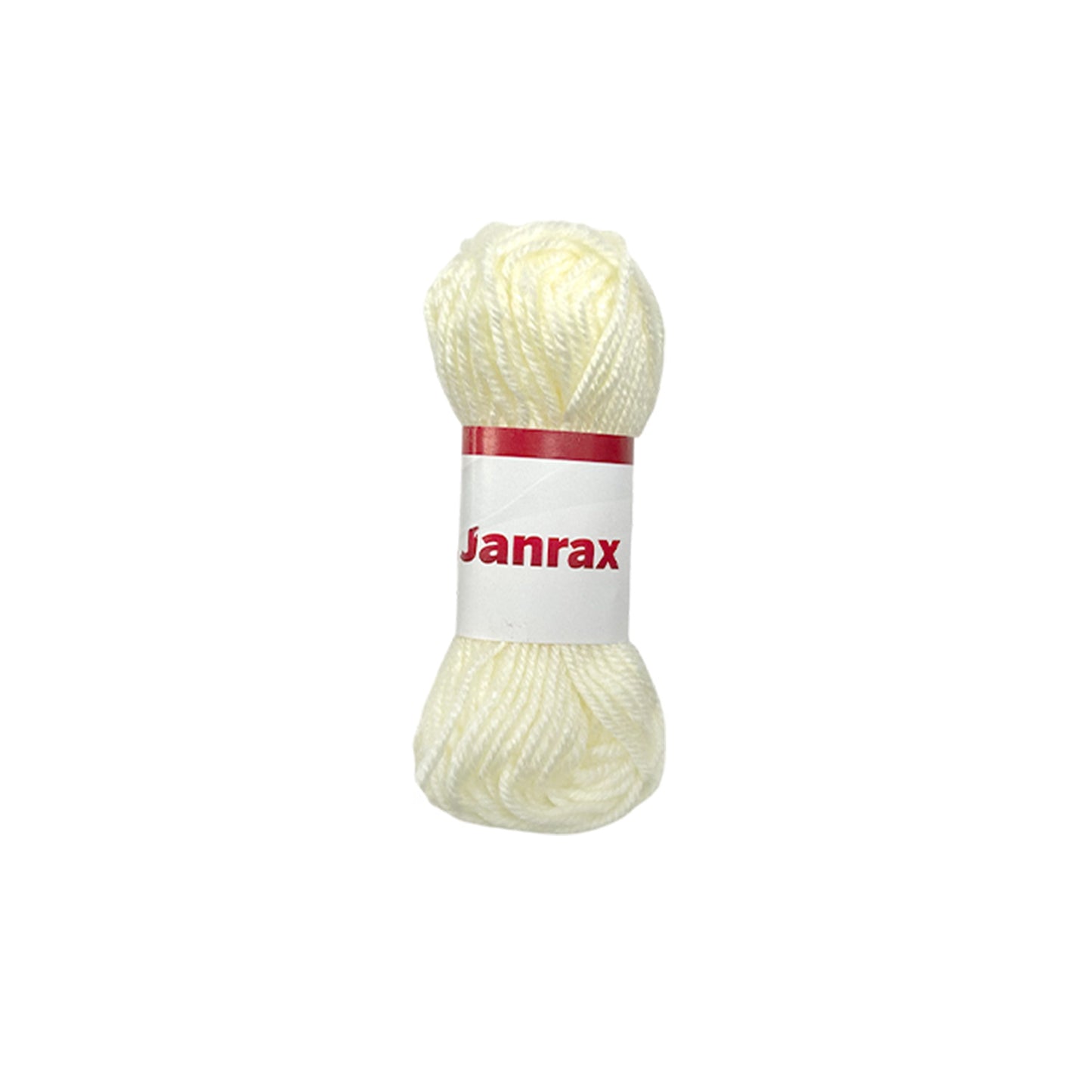 Off White Acrylic Yarn Roll – 10g, 4 Strand 8 Ply Knitting Wool