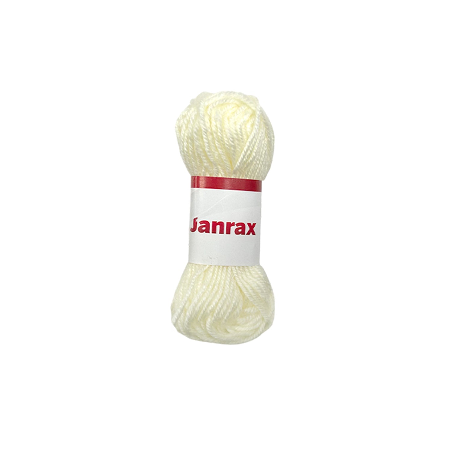 Off White Acrylic Yarn Roll – 10g, 4 Strand 8 Ply Knitting Wool