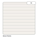 Rhino A4 Recycled 160 Page 8mm Lined Casebound Book