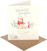 Daughter Birthday Card Disney Winnie the Pooh and Piglet 