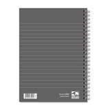 Rhino A5 Wirebound 160 Pages 8mm Lined Hardback Notebook