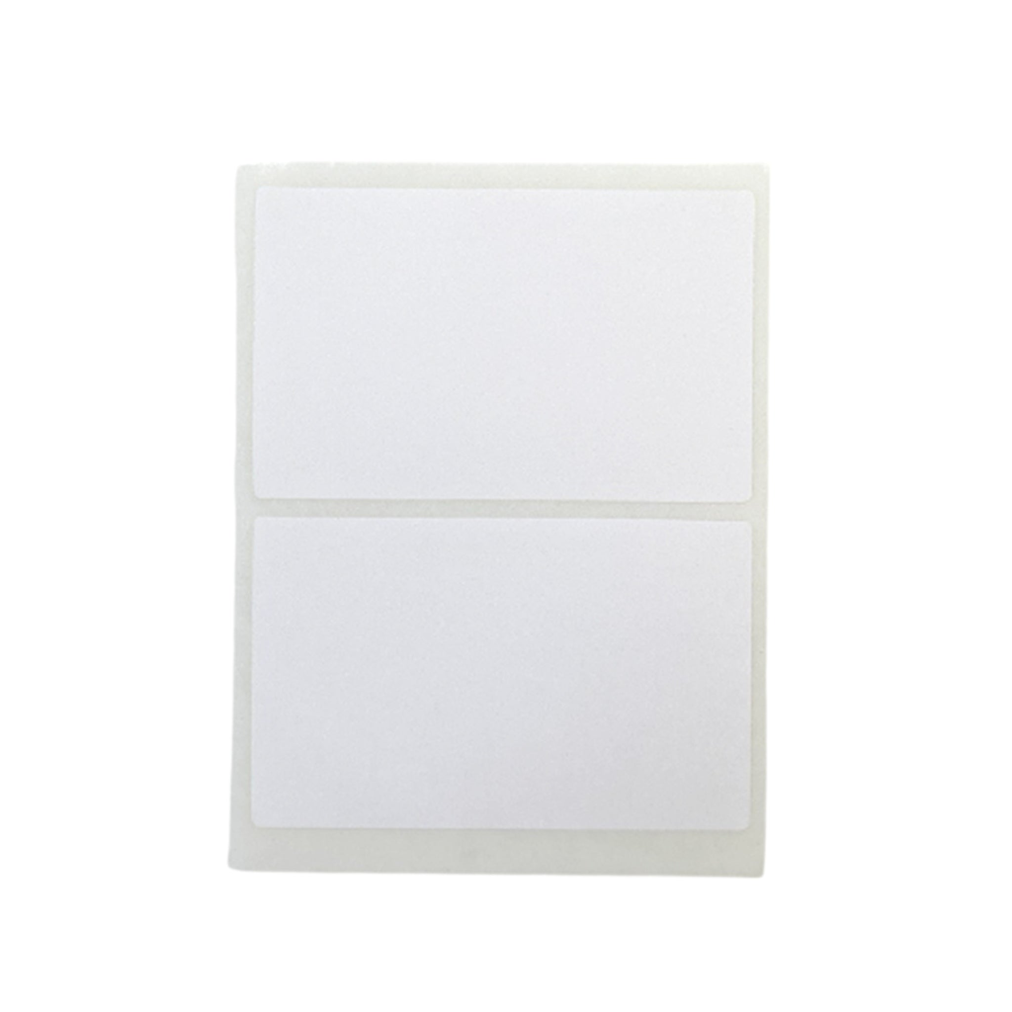 Pack of 14 White 50x80mm Rectangular Labels