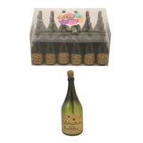 24 wedding birthday celebration bubbles gold top and wand green bottle by Henbrandt