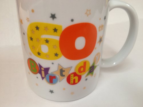 Happy 60th Birthday China Mug - Talking Pictures Fanfare Collection