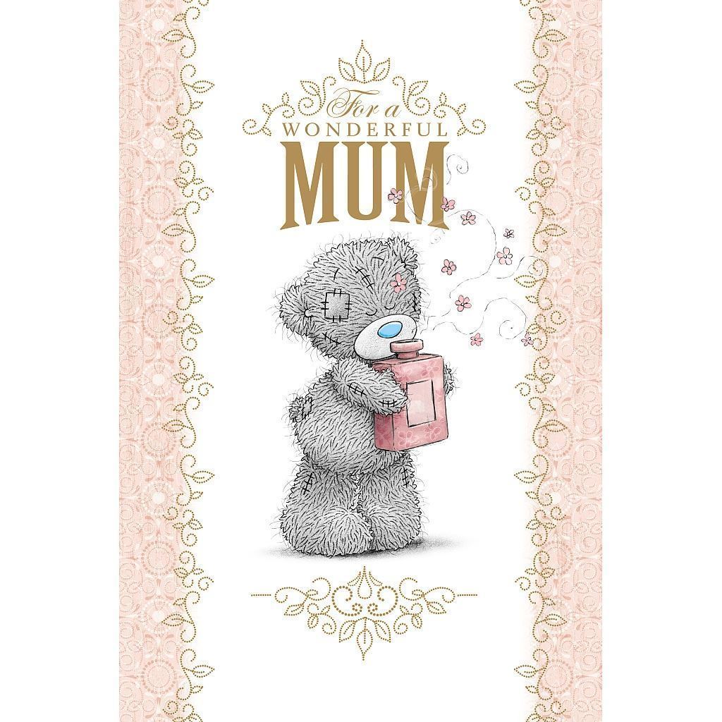 Me to You Wonderful Mum Bear & Perfume Mothers Day Card Tatty Teddy 