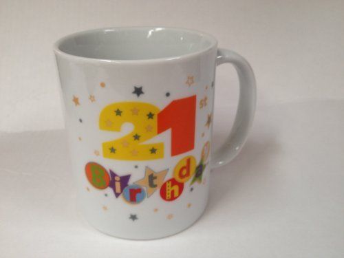 Happy 21st Birthday China Mug - Talking Pictures Fanfare Collection
