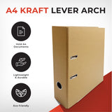 A4 Kraft Lever Arch File
