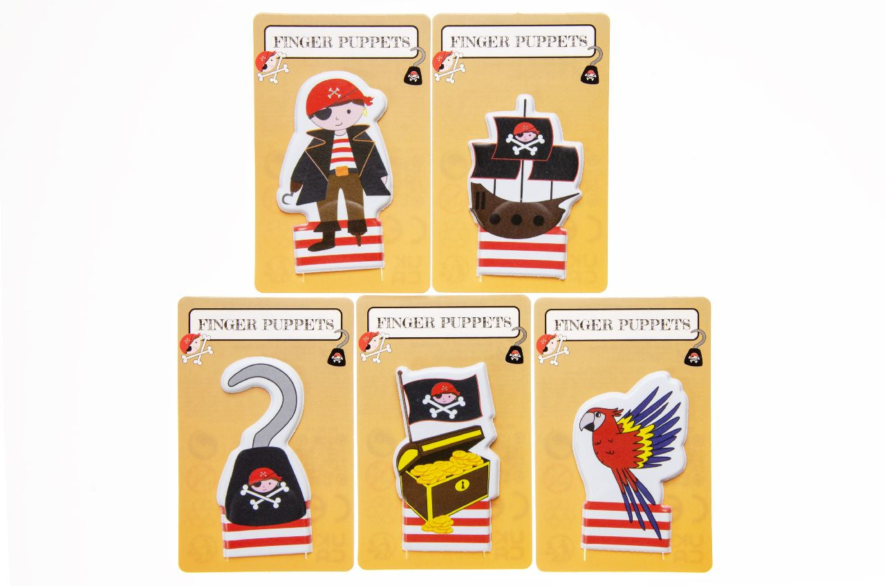 Single Pirate Finger Puppet Toy
