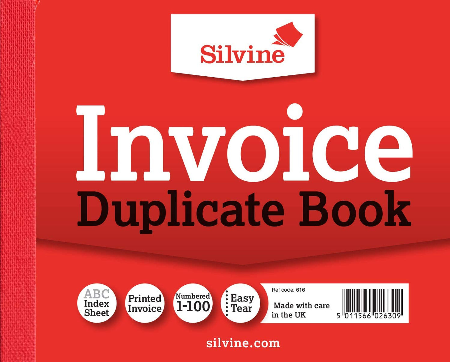 Silvine Invoice Duplicate Memo Book 616 100 Pages 50 Sheets