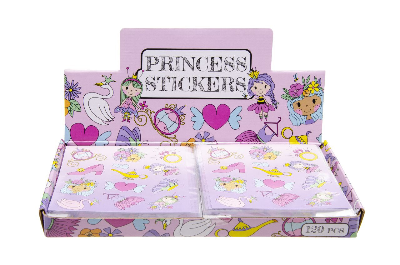 12 Pieces Princess Stickers