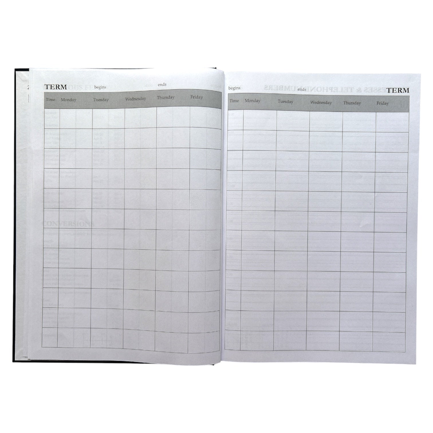 Janrax 2026-2027 A4 Day Per Page Blue Academic Diary