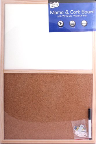 Tallon Just Stationery 400x600mm Split White/Cork Board