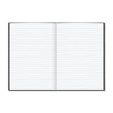 Rhino A4 Casebound 192 Pages 8mm Lined Hardback Notebook