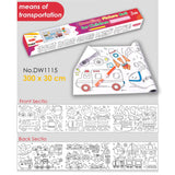 Transportation DIY Long Painting Paper Roll for Kids 30×300cm