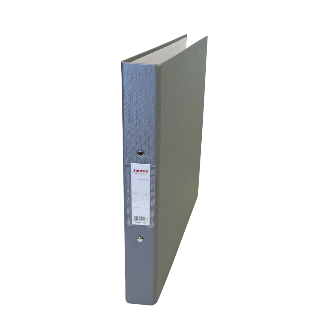 A4 Grey Paper Over Board Ring Binder by Janrax