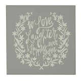 AMORE HAPPILY EVER AFTER GREY SIGN BOX