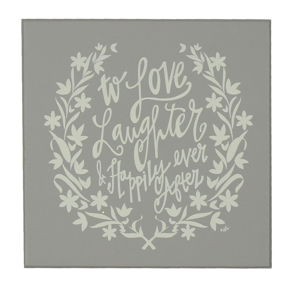 AMORE HAPPILY EVER AFTER GREY SIGN BOX