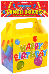 Pack of 6 Happy Birthday Lunch Meal Boxes Party Bags {DC}