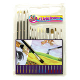 Artbox Wooden Handle Paint Brush (Pack of 15)