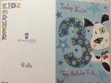Today you`re 3 Happy Birthday Card 