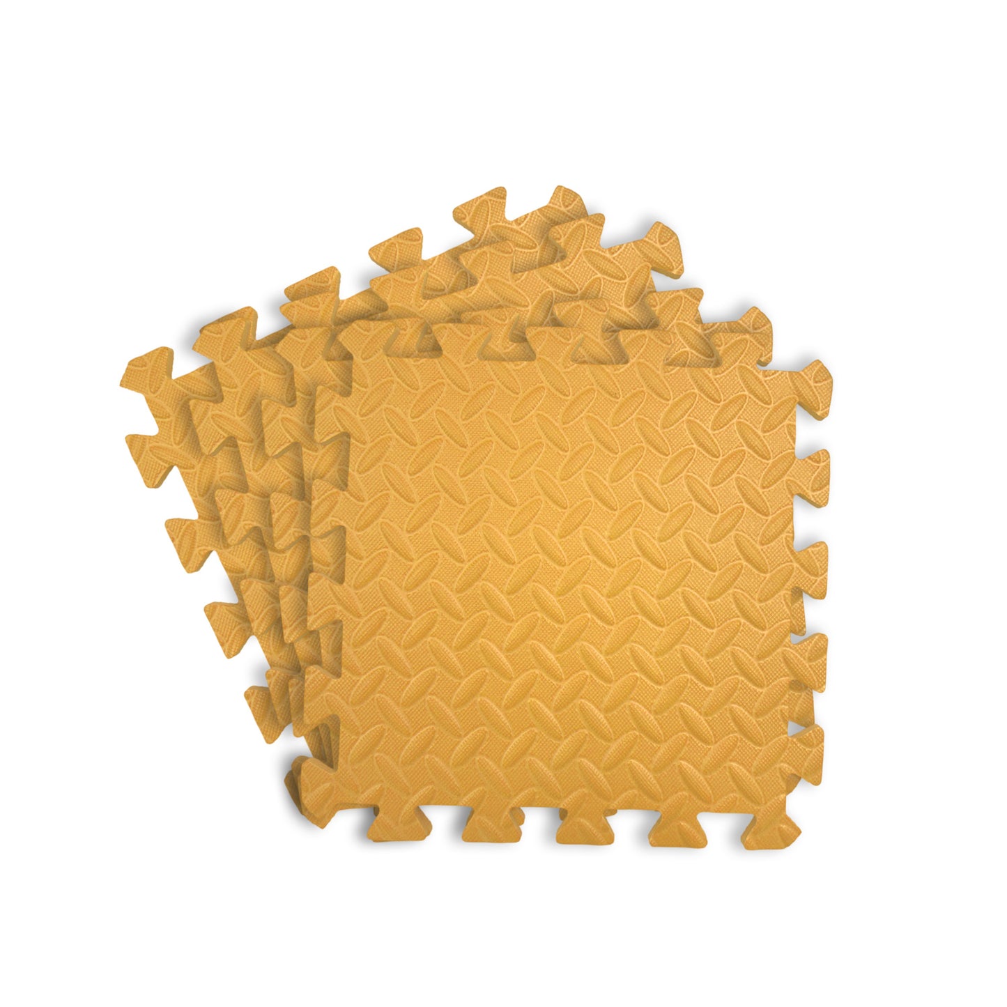 Pack of 4 30x30cm Light Orange Coloured 1cm Thick EVA Foam Mats