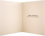 Christmas Studio Card for 'Both My Mums' with Simple Gold Foiled Design {DC}
