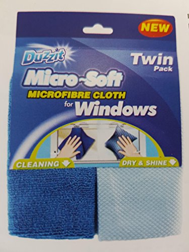 Duzzit Micro-Soft Window Cloth Twin Pack