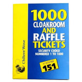 1000 Raffle & Cloakroom Tickets