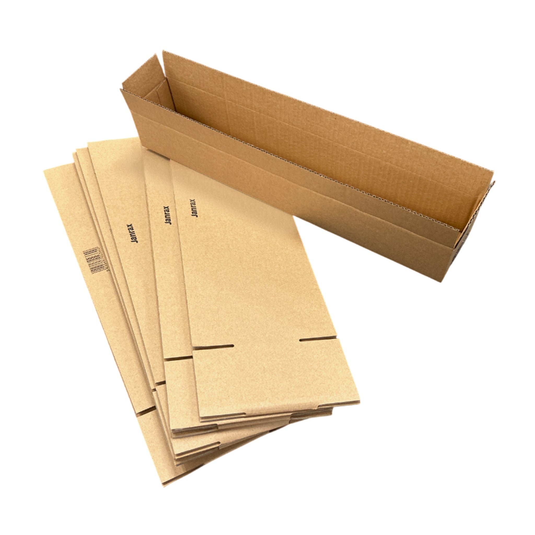 Cardboard Packing Box 8x7x46cm — 3mm Corrugated Flute {DNL}