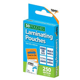 Pack of 50 Laminating Business Card Pouches