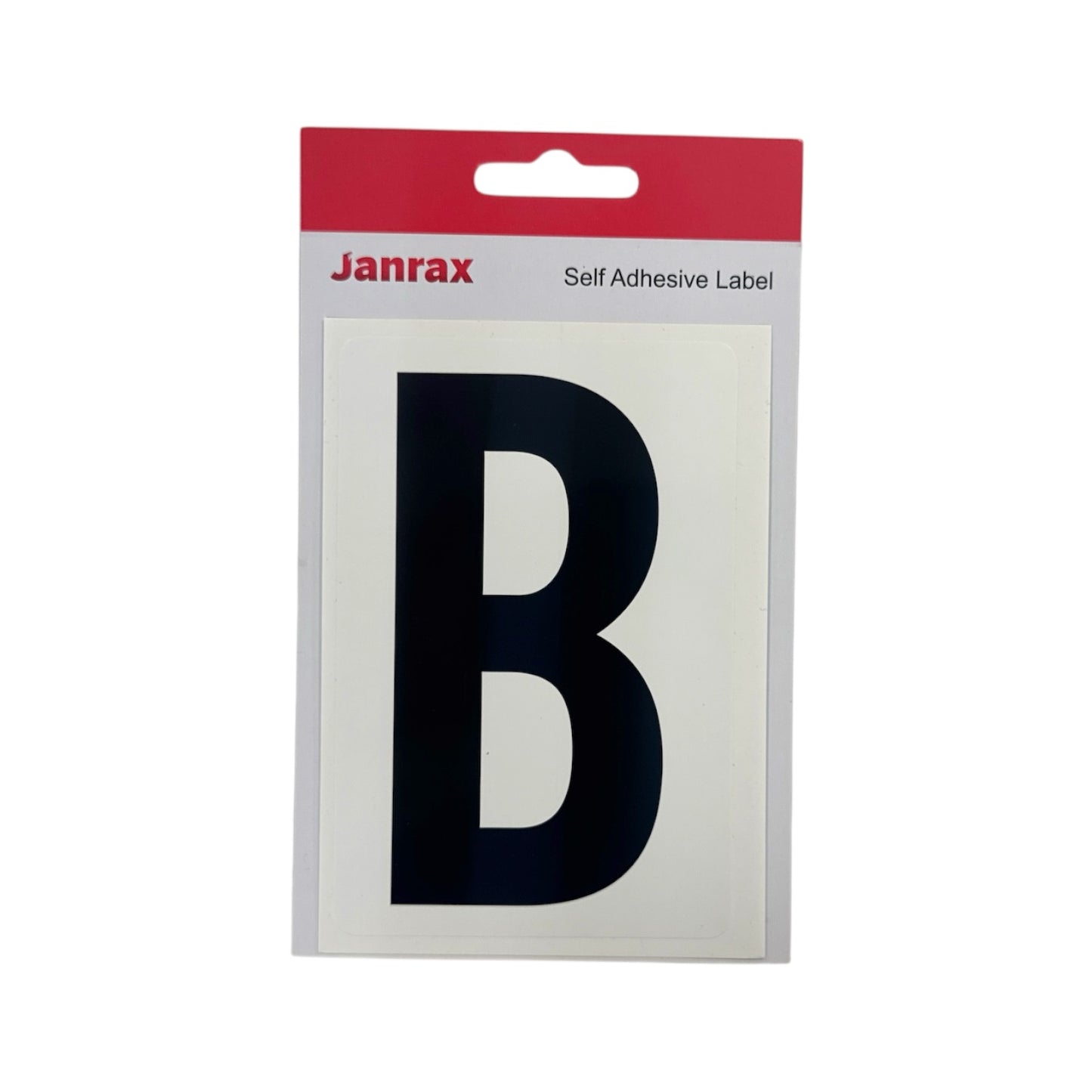 Waterproof Wheelie Bin Black Letter B Sticker